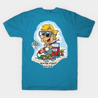 Fritts Cartoons "Water Fight Anyone" T-Shirt